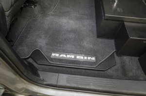 Ram 1500 In-Floor Locking Cargo Lid - Tuffy Products - Black - `19-`24